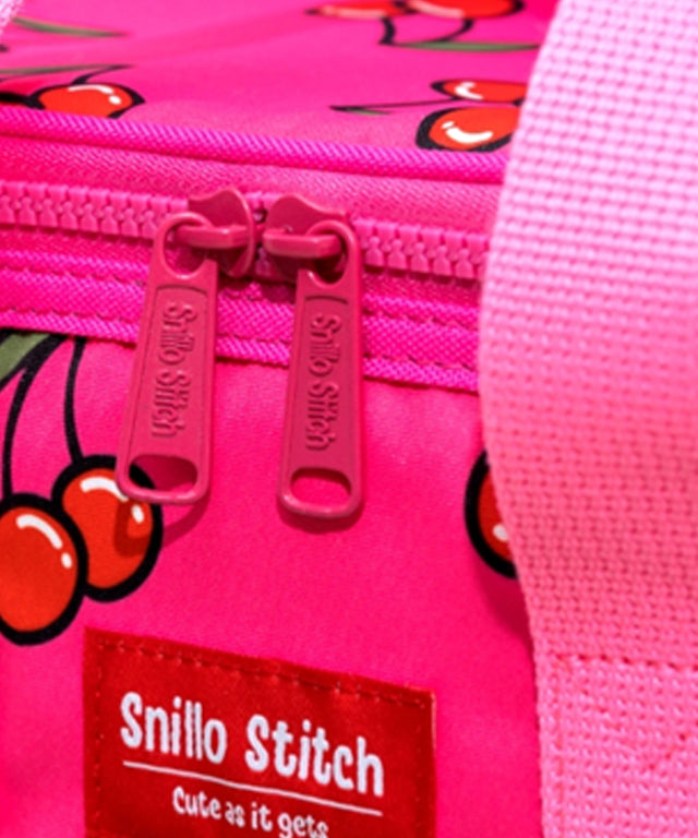 SNILLO STITCH Daily Picnic Cooler Bag Cherry - Hot Pink