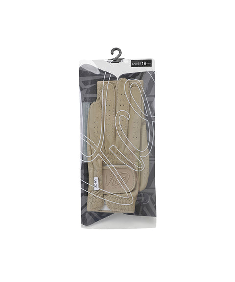 Vice Golf Atelier Women's Logo Gloves (BOTH HANDS) - Beige