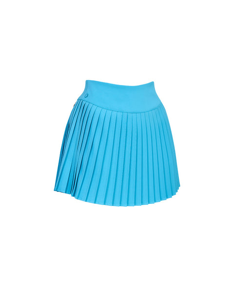 J.Jane Simple Pleats Skirt - Turquoise