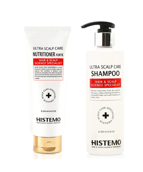 Histemo Anti-Dandruff & Oily Hair Kit, Scalp Cleanser, Shampoo, Conditioner & Hair Tonic, DHT Blocking Hair Restoration Treatment