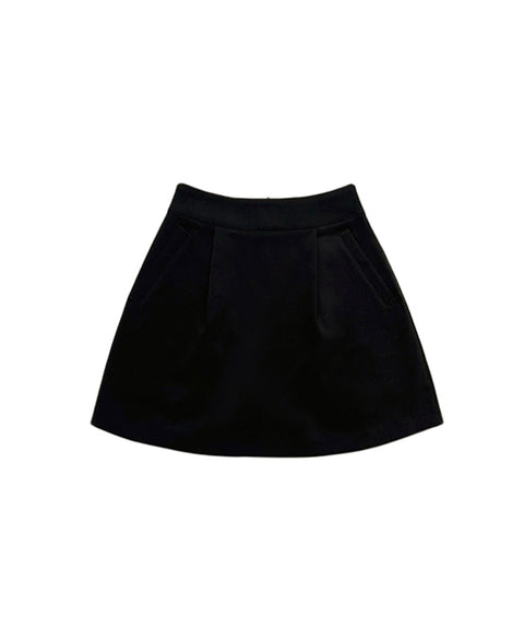 [Sample Sale] Q.C PLAY: Pintuck Pocket A-Line Balloon Skirt [Inner Pants Built-in] - 2colors