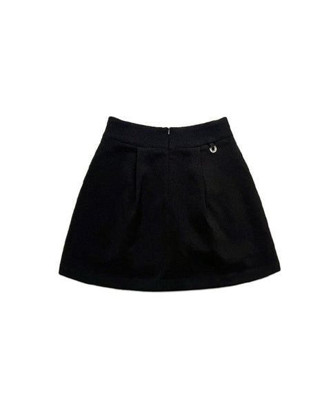 [Sample Sale] Q.C PLAY: Pintuck Pocket A-Line Balloon Skirt [Inner Pants Built-in] - 2colors