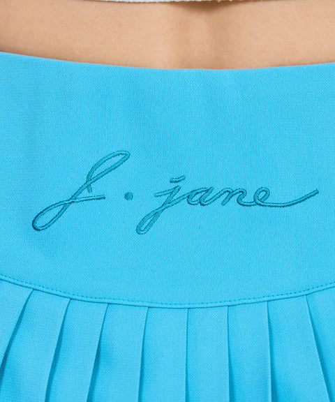 J.Jane Simple Pleats Skirt - Turquoise