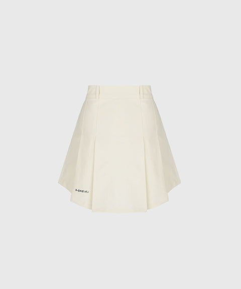 KANDINI Classic Pleated Skirt - Cream