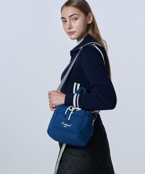 POSHERD Club Padded Bucket Bag - Navy