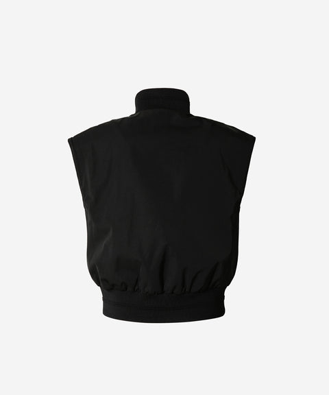 OBER Golf Memory Zip-Up Wind Vest - Black