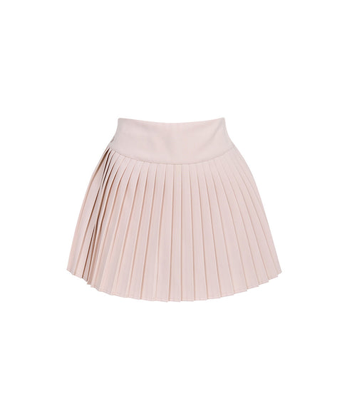 J.Jane Simple Pleats Skirt - Beige