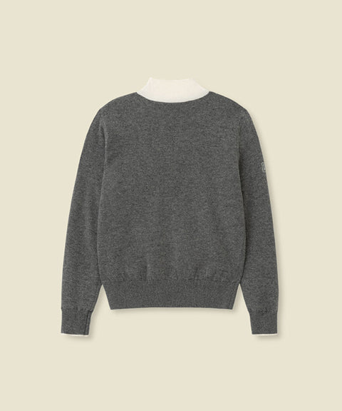 FORDI Layered Windproof Knit - Gray