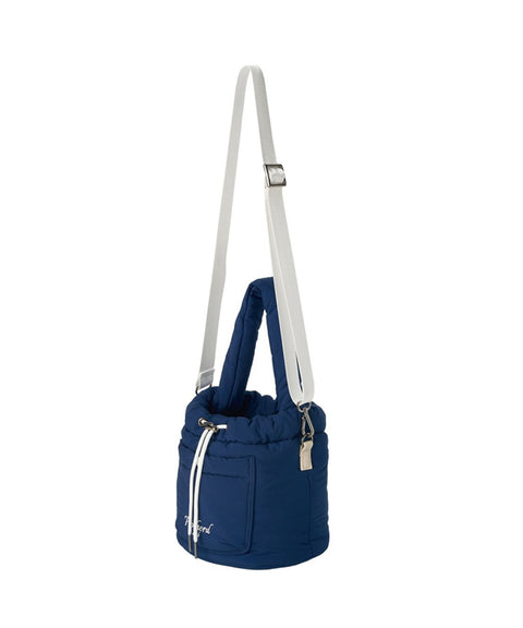 POSHERD Club Padded Bucket Bag - Navy