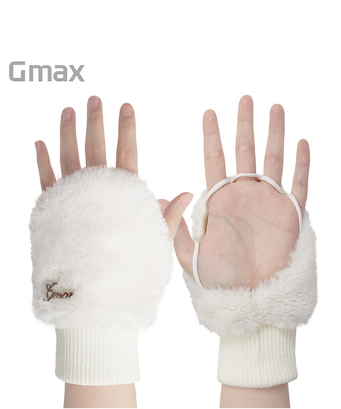 GMAX Hand Warmers For Women - White