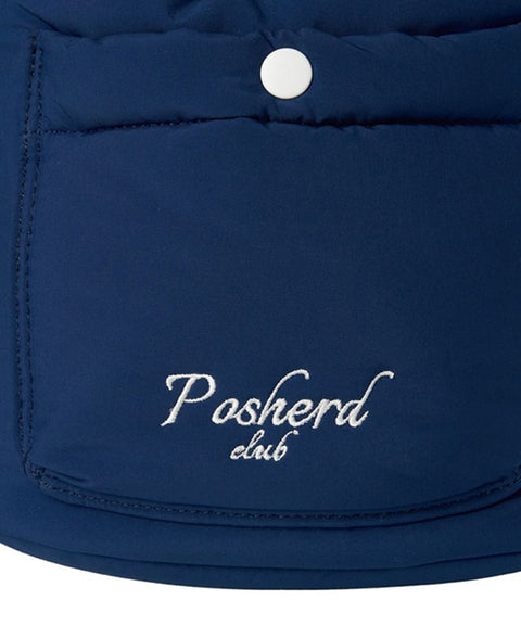 POSHERD Club Padded Bucket Bag - Navy