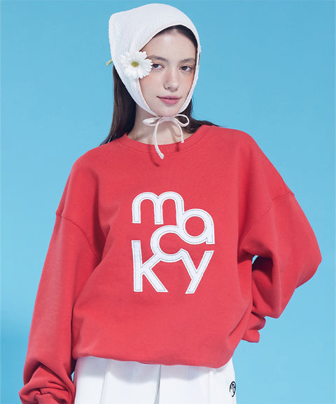 MACKY Golf: Delight Sweatshirt - Red