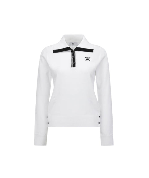 ANEW Golf Women's SP Collar Point Sweater - White