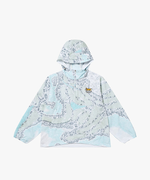 MCC Women's Print Anorak - Sky Blue