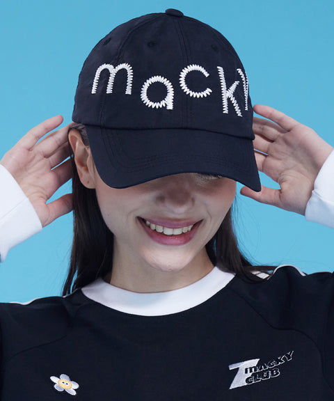 MACKY Golf: Breeze Logo Ball Cap - Black