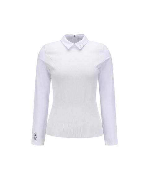 ANEW Golf Women's SP Hybrid Long T-Shirt - White