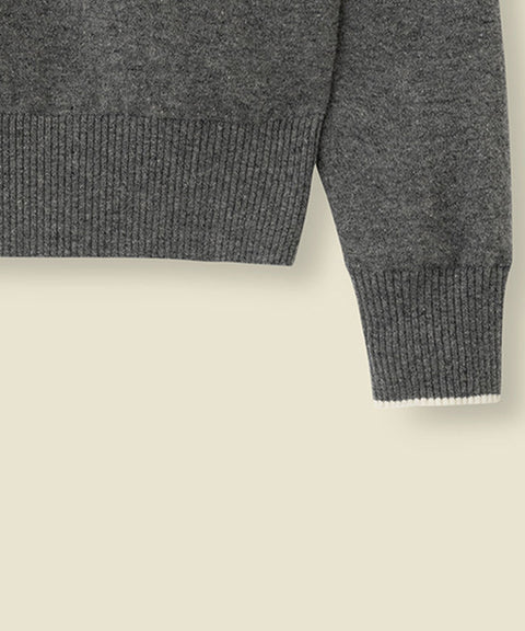 FORDI Layered Windproof Knit - Gray