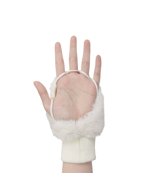 GMAX Hand Warmers For Women - White