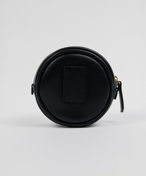 CREVE NINE: Round Ball Pouch - Black