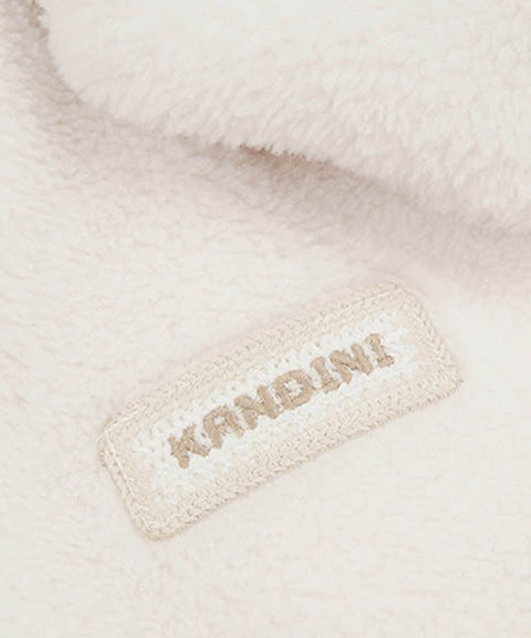 KANDINI Teddy Fleece Hooded Jumper - Ivory