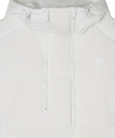 POSHERD Double Zipper Duck Down Vest - Off-White