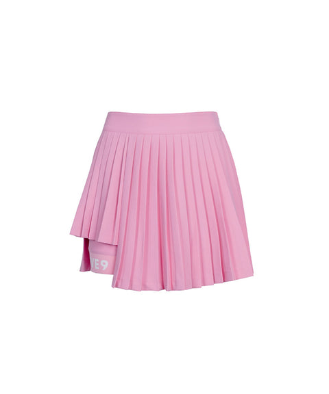 CREVE NINE: Two-Tone Ribbed Swing Pleats - Light Pink