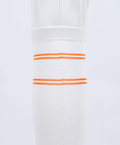 CREVE NINE: Double Stripe Knee Socks - 2 Colors