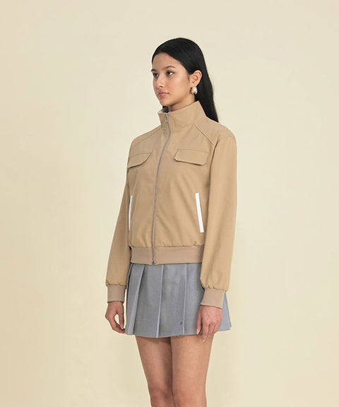 FORDI Out Pocket Jumper - Beige