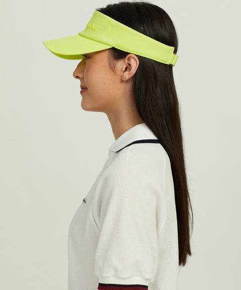 Monday Flow Golf & Run Visor - Lemon