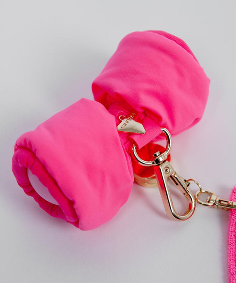 CREVE NINE: Ribbon Towel Ball Case - Pink