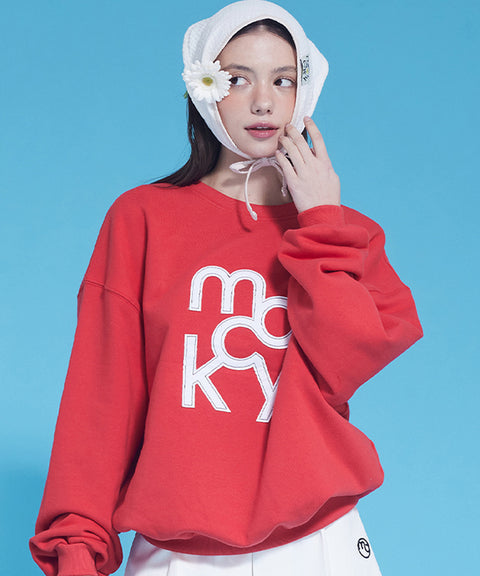 MACKY Golf: Delight Sweatshirt - Red