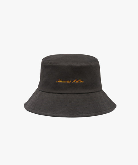 MCC F Migo Embroidery Bucket Hat - Charcoal