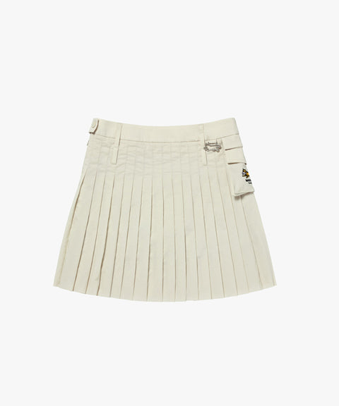 MCC Women's Out Pocket Pleats Skirt - Light Beige