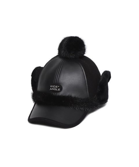 WideAngle: Co Fur Winter Cap L - Black