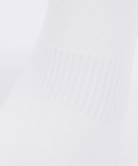 CREVE NINE: Women's Mid Neck Striped Socks - Ivory