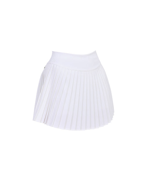 J.Jane Simple Pleats Skirt - White