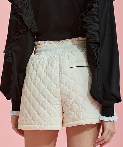 CHUCUCHU Quilted Short Pants - 2 Colors