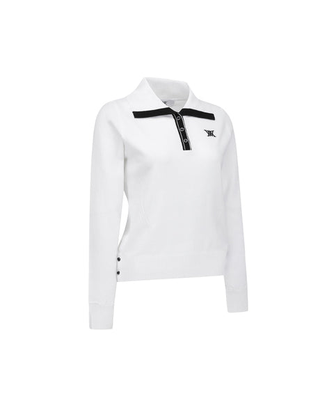 ANEW Golf Women's SP Collar Point Sweater - White