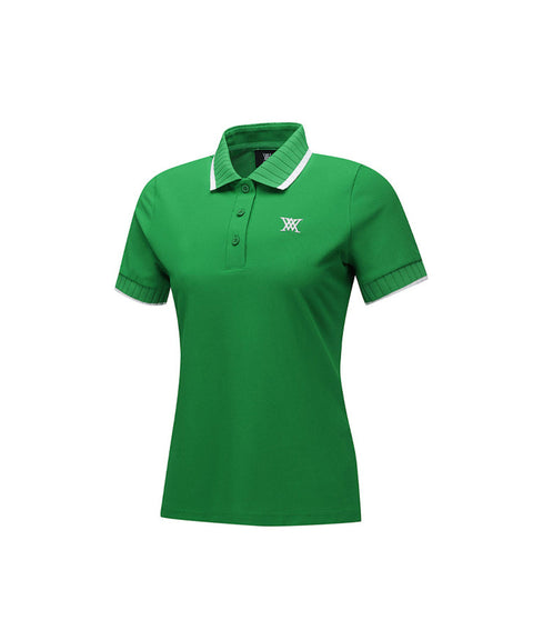 ANEW Golf: Women Back Signature Logo Pique Short T-Shirt