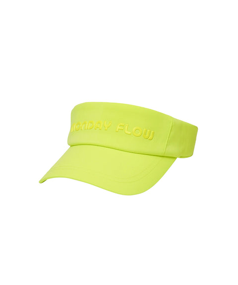 Monday Flow Golf & Run Visor - Lemon