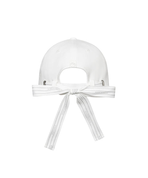 WideAngle: To Simple Ribbon Cap L - Off-White