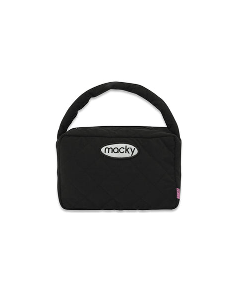 MACKY Golf: Quilting Square Tote Bag - Black