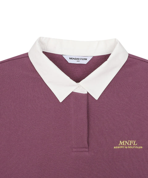 Monday Flow Sports & Golf Club Jersey Top - Purple