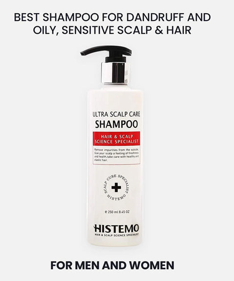 Histemo Hair Loss Prevention & Scalp Care Kit, Scalp Cleanser, Shampoo, Conditioner & Scalp Tonic, DHT Blocking Hair Restoration Treatment