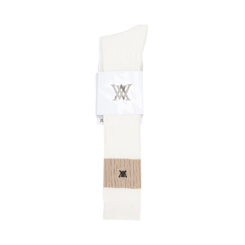 ANEW Golf Women Knitted Knee Socks - Ivory