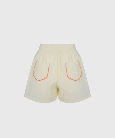 KANDINI Sailor Set-up Short Pants - Cream