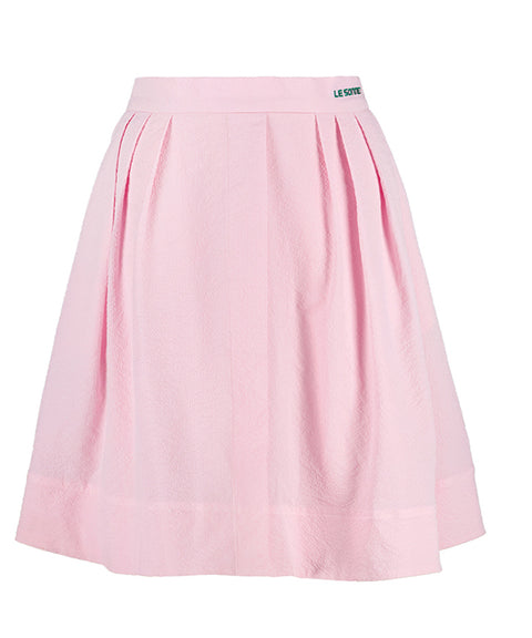 LE SONNET  Summer Pocket Skirt - Pink