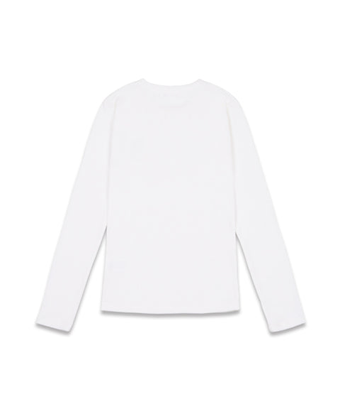 MACKY Golf: Daisy Patch Slim T-Shirt - White