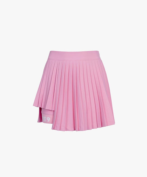 CREVE NINE: Two-Tone Ribbed Swing Pleats - Light Pink