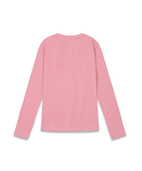 MACKY Golf: Daisy Patch Slim T-Shirt - Pink